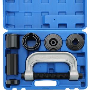 Ball Joint Removal Installation Tool, Heavy Duty Ball Joint Press Kit & U Joint Removal Tool with 4 Wheel Drive Adapters for Most 2WD and 4WD Cars Light Trucks