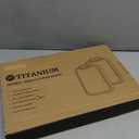 Titanium Cutting Board for Kitchen, Cutting Boards Non Toxic Double Sided Metal Pure Titanium and Wheat Straw PP Chopping Board Food Grade Easy to Clean Large Size 16"*10"*0.9"(Grey) (Gray)