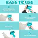 Stitch Gun for Clothes With Storage Box, Handheld Stitch Gun Quick Clothing Fixer Micro Sewing Tagging Gun Kit for Clothing One Stitch Sewing Gun Includes Needles Fasteners (Blue