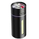 Rim GT Auto Portable Mini Humidifier with fidget spinner,Cool Mist,Rechargable,USB Powered,relieve pressure and stress,Cool Steam for Bedroom Desk,Office,Car,Outdoor Travel (Space Grey) (No Charger)