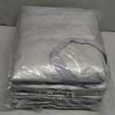 4 Pcs 176 Gallon Extra Large Moving Bags Heavy Duty Storage Bag with Strong Zipper Handle Foldable XXL Jumbo Storage Tote Packing Moving Box for College Dorm Travel Cloth Duffle (Silver)