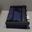 SPORT BEATS Stadium Seats with Back Support Bleacher Chairs with Back and Cushion Thick Padded Bleacher Seats Includes Shoulder Strap Navy Blue 1pc Regular - 17" W x 12" D x 16.5" H