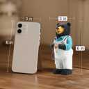 Black Bear Figurine Home Decor Bear Statue,for Office, Desk, and Shelf Decoration,Doctor Themed Birthday Gifts