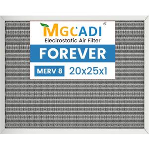 20x25x1 HVAC Furnace Air Filter Merv 8(Actual Size:19.5x24.5x0.82 Inch)