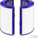 Combi 360 Glass HEPA+Activated Carbon Filter For Dyson HP1 TP09 TP07 TP06 TP04 TP10 TP7A HP04 HP06 HP07 HP09 HP10 HP4A HP7A PH01 PH02 PH03 PH04 PH3A DP04 PC1 Air Purifier, #965432-01 (1 Pack-Blue)