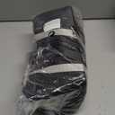 3-Pack Small Storage Baskets for Organizing | Woven Shelf Toy Basket | Rope Baskets for Gifts Empty | Closet Organizer Bins with Handles | Cube Decorative Box | 11.8×7.8×5.1” | Mixed Black