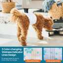 Bestle Male Dog Wrap, Disposable Dog Diapers, 40 Count, M (Waist 19.7-23.6), Wetness Indicator, Ultra Protection, Leak Proof, Super Absorbent, Soft
