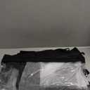 Soft Rear Windshield for Yamaha Rhino & Massimo UTVs - PVC Windscreen with Excellent Visibility, Waterproof & Tough Against Punctures, Tears & Abrasion. (Black with Zipper)