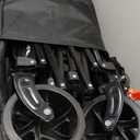 48" L Collapsible Wagon Cart Foldable, 560lbs Weight Capacity 300L Heavy Duty Folding Beach Wagons with Big All-Terrain Wheels, Utility Carts for Groceries, Shopping, Camping, Sports - Black