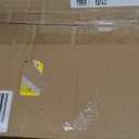 Kitstorack White Night Stand with Charger Station & LED Light, Narrow Tall Dresser with 4 Fabric Drawers, Small Dresser with Shelves for Bedroom, Bedside Table for Tight Spaces