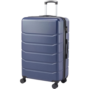 NEWBULIG 20 Inch Carry On Luggage, Suitcase with Spinner Wheels | Expandable, ABS Hard Shell, Lightweight, Rolling, Smooth, TSA Lock, Business Trips, Short Vacations, Blue