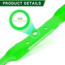 48 Inch Deck High Lift Mower Blade Fit John Deere L120 L130 L2048 L2548 1948 2048 2148 Lawn Mower Replaces OEM GX20250 GY20568 GX20819