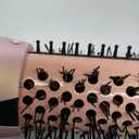 Thermal Hair Brush for Blowout Look, 1.5 Inch Heated Round Brush for Natural Curl,Ionic Curling Iron Wand with Dual Voltage, Volumizing Smoothing Hot Round Brushes, Light Pink