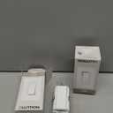 Lutron Claro On/Off Switch 15-Amp, Single-Pole, CA-1PS-WH-2, White, 2 Pack