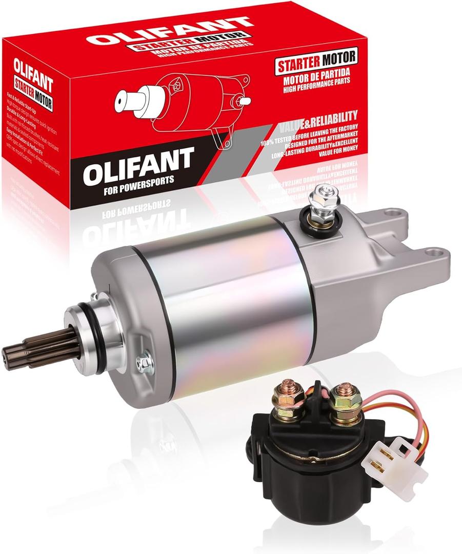 Starter Motor for Honda FourTrax 300 TRX300 TRX300FW ATV 1988-2000 TRX250 1987 ATC250 SX ATC 250 ES Big Red 246cc 31200-HC4-023 31200-HC4-033 SM13213 128000-4400 OLIFANT