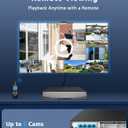 (2026 Update) 4K 8CH PoE NVR, 8-Port Network Video Recorder for IP Cameras, ONVIF Compatible (Manual Setup Required), Plug & Play, Free App Remote Access, 24/7 Recording, No HDD