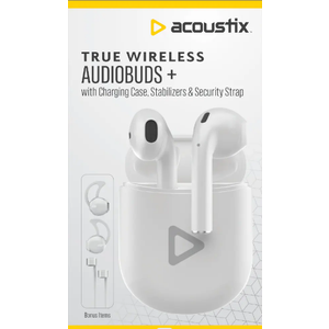 Acoustix™ True Wireless Earbuds - White