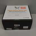 Oria Cook Large Glass Salad Bowl with Lid Set, 5.7 L Decorative Glass Mixing Bowl, Trifle and Serving Bowls with Lids as Cheese Charcuterie Board and Plate, Comes with Wood Serving Utensils