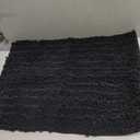 Arotive Bathroom Rugs Mat 24x16, Soft Absorbent Chenille Shaggy Bath Mat
Black, Machine Wash Dry, Bath Rugs for Bathroom Floor, Tub and Shower, Home Decor Accessories