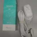 NUTICT 6FT Flat Extension Cord, Right Angle Plug & 3 Outlets, Three Prong Cord Extension with Surge Protector, ETL Listed, 13A/1625W, Ultra Thin Plug for Microwave, TV, Laptop, Behind Furniture, White