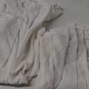 2 Panels Set Cream Linen Curtains 108 inches Long for Living Room Extra Long Back Tab Curtains Neutral Farmhouse Light Filtering Semi Sheer Linen Drapes Ceiling to Floor for Large Window Ivory 9 FT (Natural)