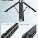71 Phone Tripod & Selfie Stick, Portable All-in-One Extendable Cell Phone Tripod Stand, with Wireless Remote Control for iPhone/Samsung/Android/Camera