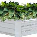 Sunnydaze 11.75" H Raised Metal Garden Bed - Galvanized Raised Garden Bed Outdoor for Vegetables and Flowers - Silver - Hexagon