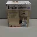 BELLA 12 Cup Programmable Coffee Marker, Reusable Dishwasher Safe Accessories, Easy LCD diaply, Auto Shutoff, 900 watt, Oatmilk