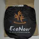 EcoNour Car Windshield Sun Shade | 2025 Upgraded Innovative No-Light-Pass Technology for Maximum Coverage | Foldable Sun Shade Keeps Your Vehicle Cool | Must-Have Car Accessories | Small (59" x 29")