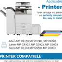 MP C6003 High Yield Black Toner Cartridge 2 Pack : MPC6003 841849 Toner Cartridge (Up to 33,200 Pages) Replacement for Ricoh MP C4503 MP C5503 MP C6003 Printer