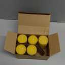 Beeswax Pillar Candles Set of 6-23.3 in Handmade Pure Beeswax Rolled Candles for Gift & Home Decor (Yellow)
