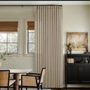 Pinch Pleated Linen Curtains 102 Inches Long 2 Panels Set for Living Room Bedroom Farmhouse Burlap Back Tab Pinch Pleat Drapes Ceiling Floor Window Curtains 102 Inch Length Gray Beige Tan Neutral