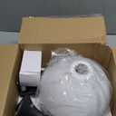 PESRAE Floor Lamp, Remote Control with Stpeless Color Temperatures and Brightness, Torchiere lamp for Bedroom, Living Room, Bulb Included (Matte Black)