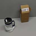 KXIAOCHEN 20oz Insulated Coffee Mug with Lid, Stainless Steel Coffee Cup, Double Wall Vacuum Coffee Tumbler with Handle, Premium Thermal Travel Coffee Mug (Navy Blue) (1 Count (Pack of 1))