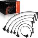 A-Premium Ignition Spark Plug Wires Set of 6 Compatible with Ford Explorer 2002-2010, Explorer Sport Trac 2007-2010 & Mercury Mountaineer 2001-2010, V6 4.0L