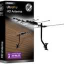 GE Outdoor HD Digital TV Antenna, Long Range OTA HDTV Antenna, Yagi Style Design, Supports 4K 1080P HD Smart TV VHF UHF, J Mount Included for Attic or Outdoor, Weather Resistant, 33685