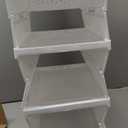 Harmon Wandyer Shoe Storage Organizer Box 6Tier Foldable Collapsible Stackable Shoe Rack Bins, Fit Size 12, No Assembly, for Men and Women