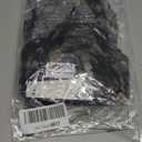 Women's Half Slip Under Dress Slip Skirt with Lace Trim Shorts for Dresses Slip Liner With Double Side Slit (Black), Small