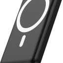 Wireless Power Bank, Yiisonger Slim 10000mAh Magnetic Portable Charger 22.5W PD Fast Charging, Mini Mag-Safe Battery Pack QC3.0 LED Display USB-C Compatible with iPhone 13&12/ Pro Max/Pro/Mini (Black)
