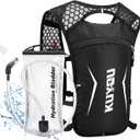 KUYOU Running Vest for Women & Men, Lightweight Hydration Backpack with 2L Water Bladder, Water Backpack for Trail Running, Hiking, Cycling & Marathon