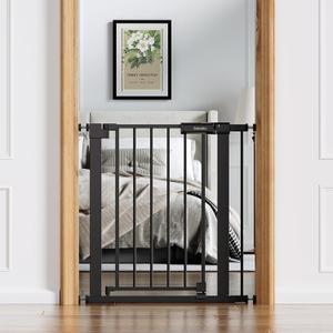 Babelio 26-31 in Baby Gate for Stairs, PressGuard Pet Gate with Wide Door