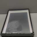 Vicenpal 2 Pcs Large Magnetic Board 16" x 12" Magnet Display Board Removable Souvenir Fridge Magnet Frames Case for Wall Dust Proof Magnetic Shadow Box for Wall Table Refrigerator (Black)