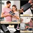 MBQBBBZ Handcrafted Wooden Fountain Pen,Vintage Writing Pen with Exquisite Packaging Case,Perfect for Business,Collectors & Calligraphy (Black)