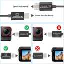Cubilux MLC-19 Microphone Compatible with Insta360 Ace and Ace Pro, Clip-On Lavalier Lapel MIC for Ace/Ace Pro Action Camera, 5 Feet