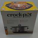 Crock-Pot 7 Quart Oval Manual Slow Cooker, Stainless Steel (SCV700-S-BR), Versatile Cookware for Large Families or Entertaining