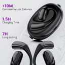 Translation Earbuds Real Time, Translation Earbuds Support 144 Languages, Magnetic Translator Earbuds with APP Support Music and Calling, Wireless Ai Translator Earbuds for Travel Business Learning