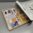 DIY Book Nook Kit, 3D Wooden Puzzle Mosque Miniature Booknook Bookend Bookshelf Decor with LED Light, The Tiny House for Adults Teen, Dollhouse Kit (Mosque)