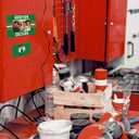 2 x Rico Industries NBA Unisex NBA Basketball Stripes Magnetic Picture Frame (5"x6.75") & Magnet Combo Set - Home Dcor (Green)