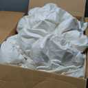 Feather Down Comforter King Size, All Season Duvet Insert, Hotel Luxury Bedding Comforter Cozy Ultra Soft Medium Warmth Duvet Insert with 8 Corner Tabs White 106 x 90 Inch