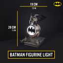 Paladone Batman Figurine Light - Officially Licensed DC Super Heroes Decor and Gift, Collectible Display Lamp Must Have for DC Comic Fans, USB Powered 27 LED Light